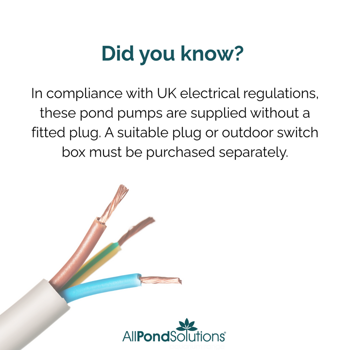 AllPondSolutions 6000 L/H Pond Pump AquaECO-6000