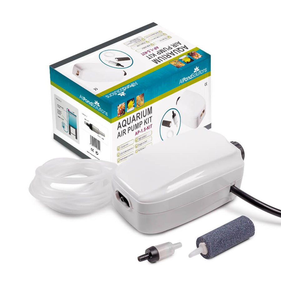 90L/H Aquarium Air Pump Complete Kit AP-1.5 - AllPondSolutions