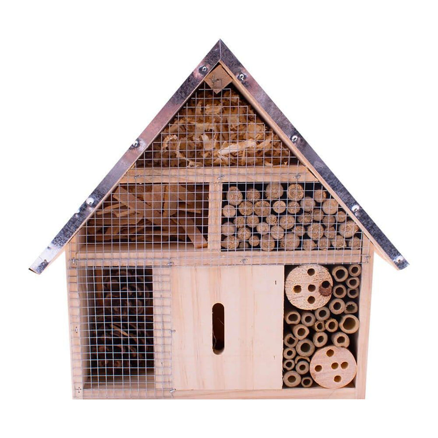 AllPetSolutions Insect & Bug Hotel with Metal Roof, Small - AllPondSolutions