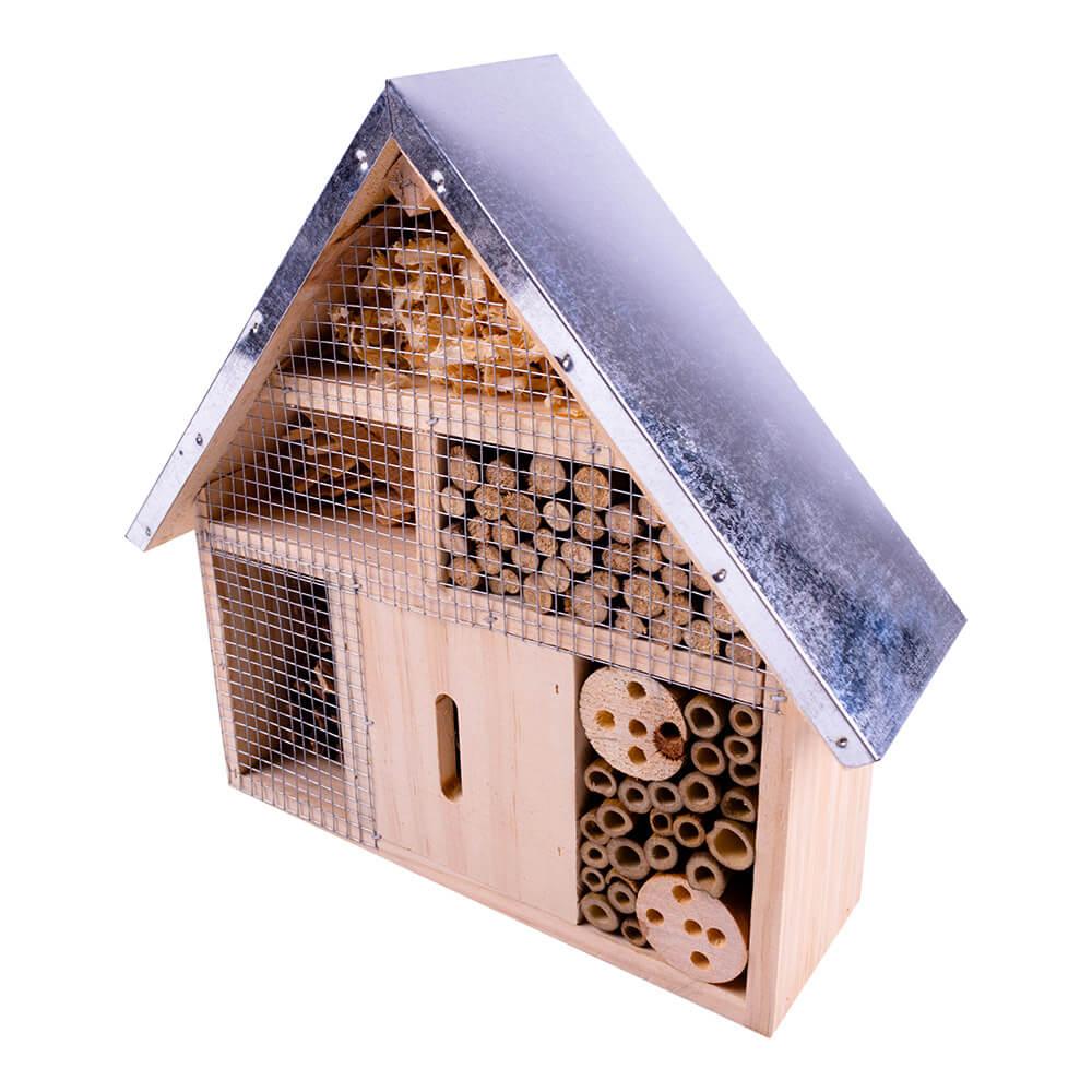 AllPetSolutions Insect & Bug Hotel with Metal Roof, Small - AllPondSolutions