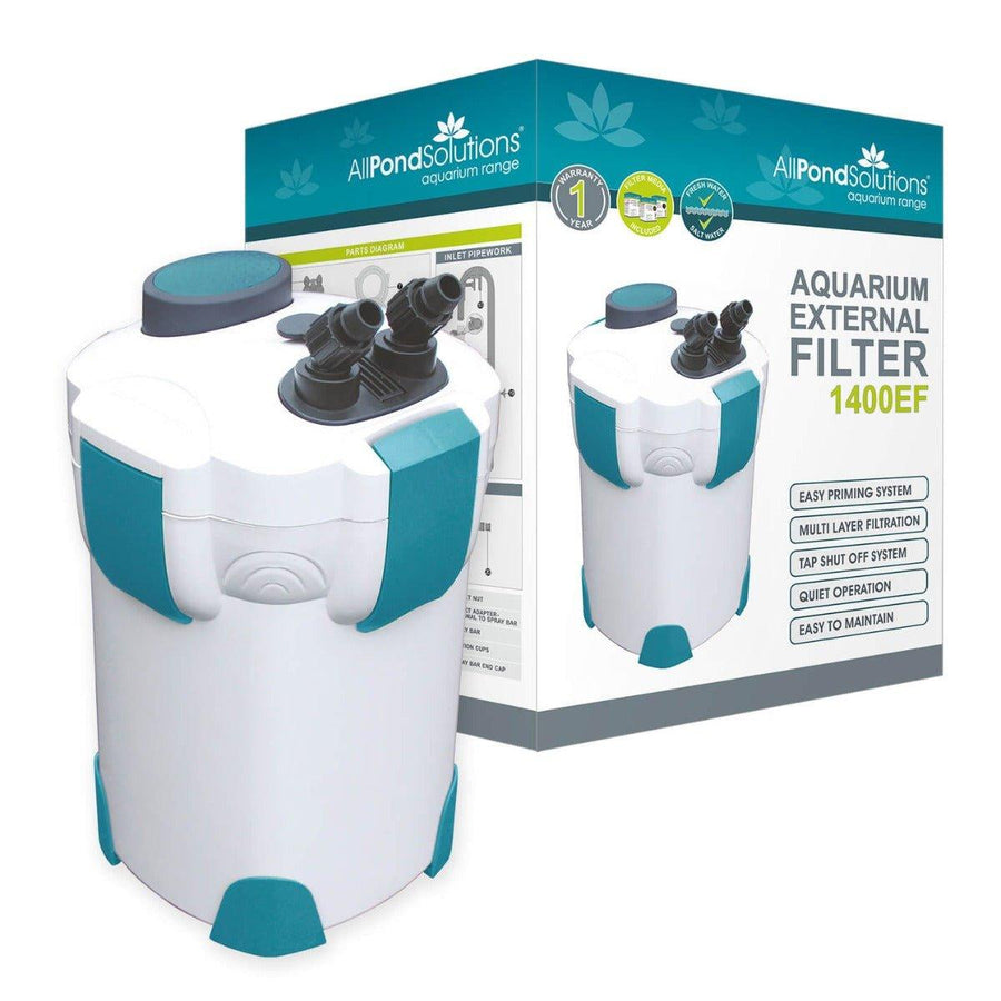 AllPondSolutions 1400L/H Aquarium External Filter 1400EF - AllPondSolutions