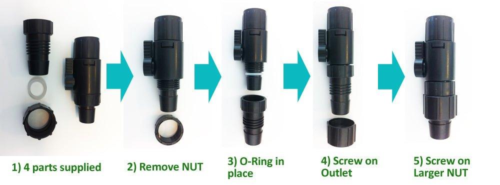 AllPondSolutions 2.3L EF External Filter Booster Canister EF-2-BOOSTER - AllPondSolutions