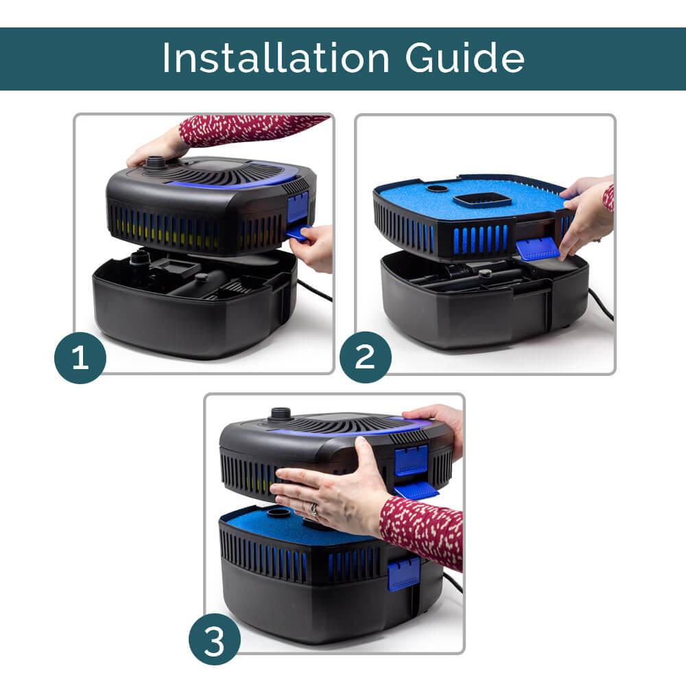 CUP-7000 Add On Filter Media Basket - AllPondSolutions