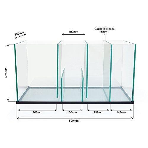 Marine Tank Sump & Cabinet - White / Black 350L -91cm - AllPondSolutions