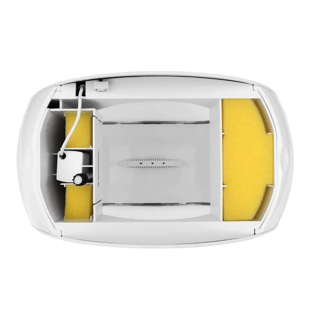 Nano Curve Acrylic Fish Tank 6L In White or Black - AllPondSolutions