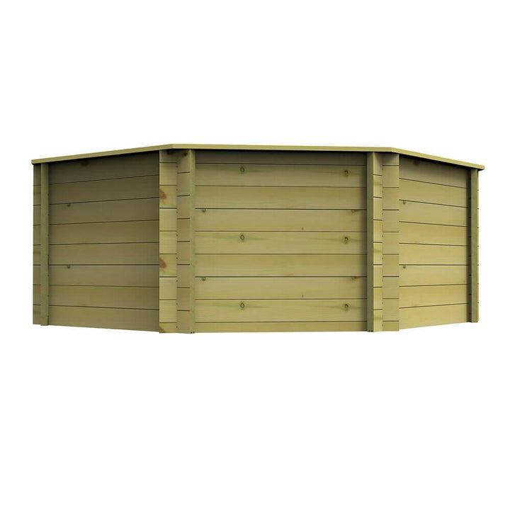 The Garden Timber Company Wooden Koi Pond – 12ft Octagonal - AllPondSolutions
