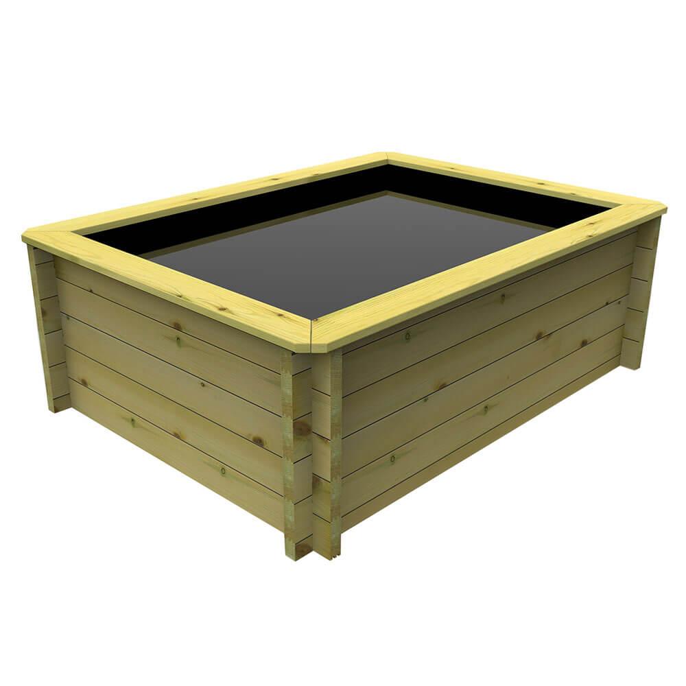 The Garden Timber Company Wooden Pond ‚Äì 2m x 1.5m - AllPondSolutions