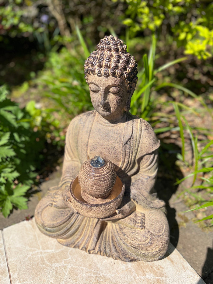 Introducing AllPondSolutions New Solar Water Features: Meditating Buddha & Enchanting Fairy
