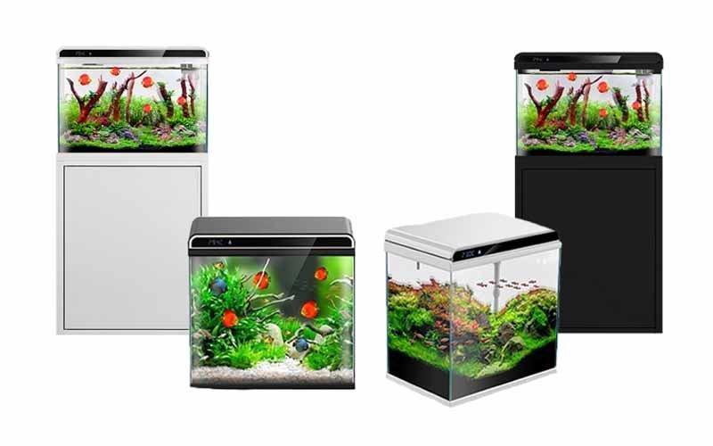 AllPondSolutions New Product - Ultra Clear Glass Nano LED Light Fish Tank