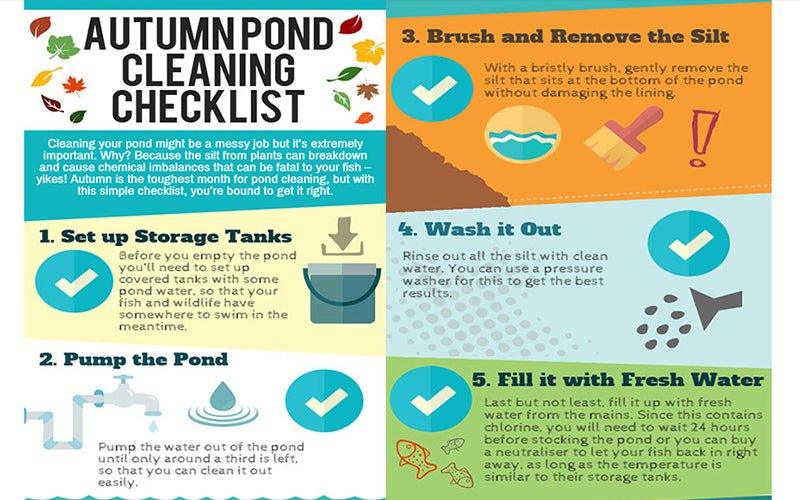 Autumn Pond Cleaning Checklist - AllPondSolutions