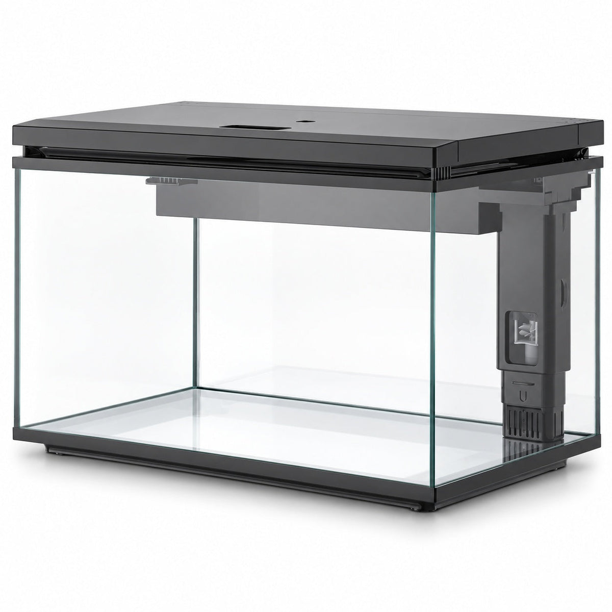 AllPondSolutions APS-30 Black 30L ultra clear glass aquarium fish tank