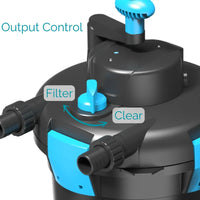 AllPondSolutions PFC-3000 pressurised pond filter kit with 9W UV steriliser and pump