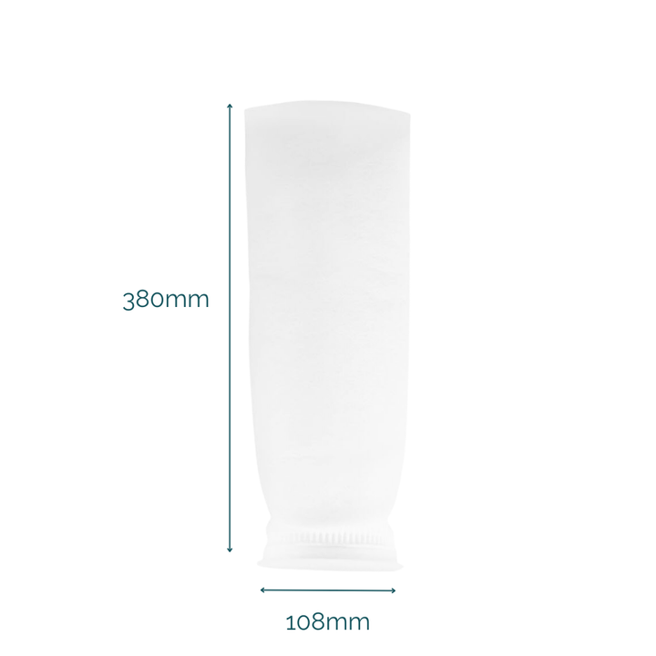 Nylon Mesh 100 Micron Filter Sock 4" x 15" & 19" Length