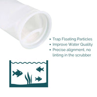 AllPondSolutions 400 micron nylon mesh filter sock