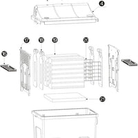 AllPondSolutions BF-6000 garden pond bio box filter