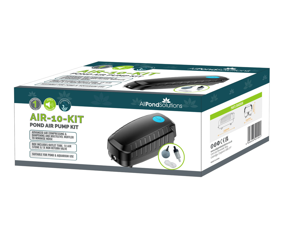 AllPondSolutions 5L/min outdoor pond air pump with air stone