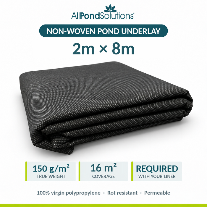 Pond Underlay 2 x 8m 150gsm Non-Woven