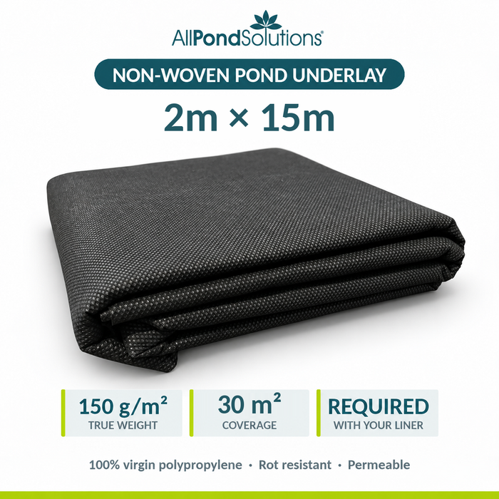 Pond Underlay 2 x 15m 150gsm Non-Woven