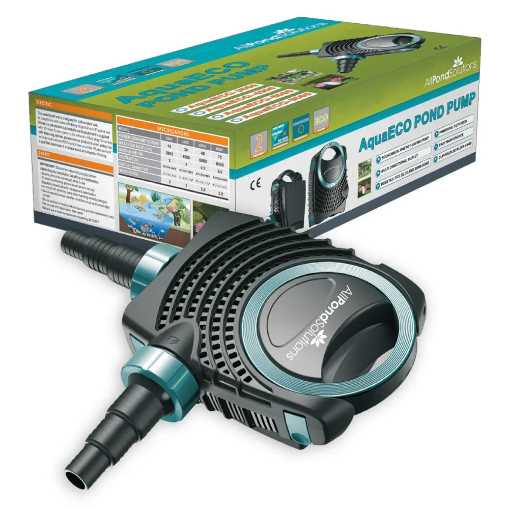 AllPondSolutions AquaECO-10000 energy-saving pond pump, 10,000 litres per hour