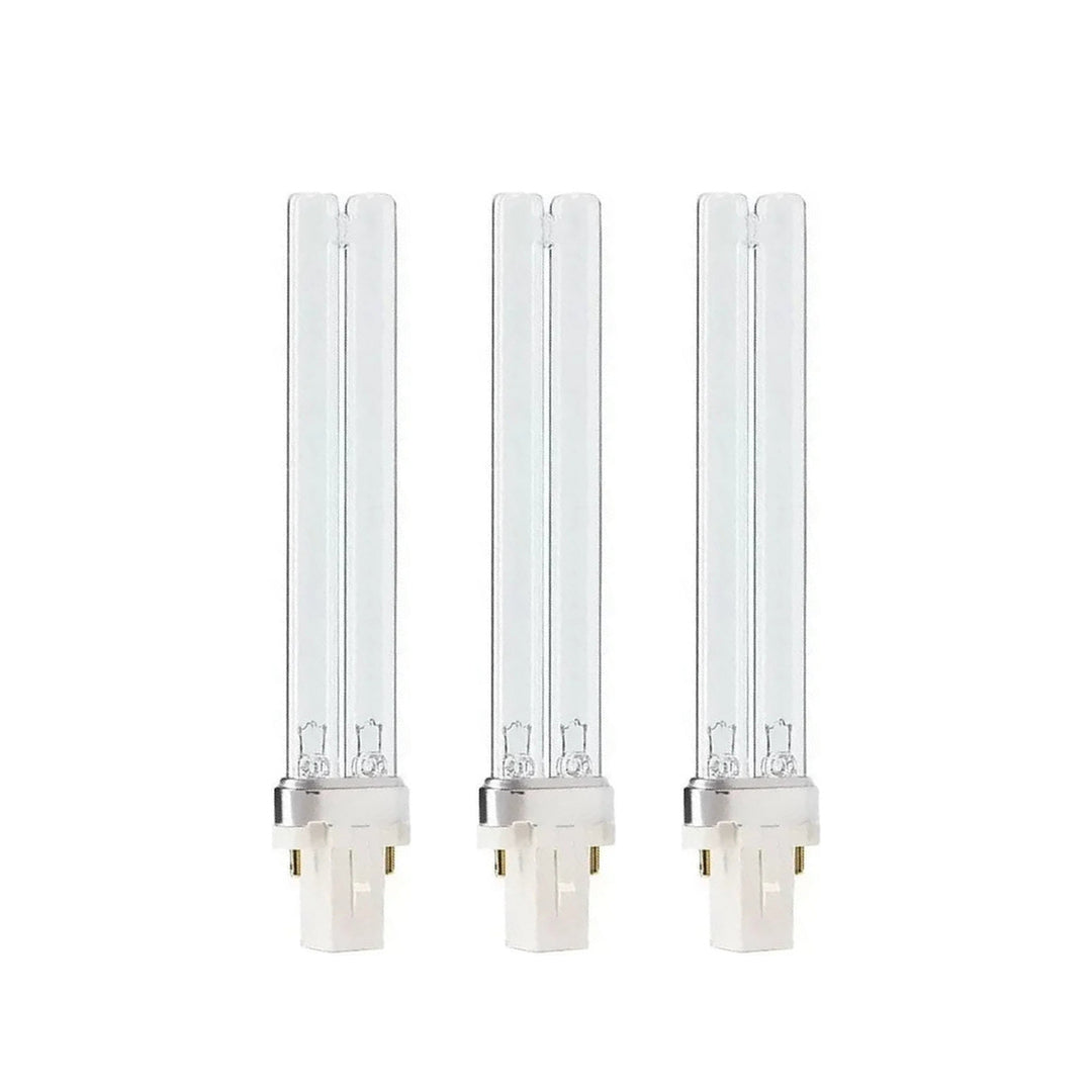 7w PLS UV Bulb Triple Pack - 3 x 2 Pin Lamps for Pond & Aquarium