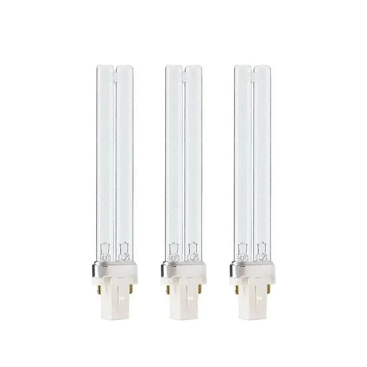 7w PLS UV Bulb Triple Pack - 3 x 2 Pin Lamps for Pond & Aquarium