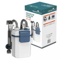 AllPondSolutions CF-400 hang-on aquarium filter with surface skimmer, 300 litres per hour