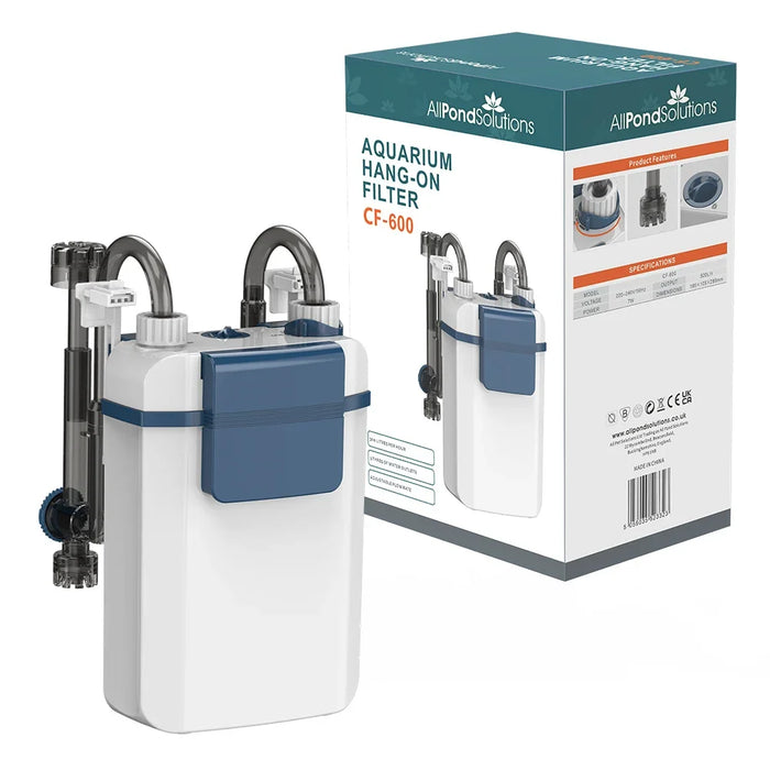 Aquarium Fish Tank Hang On Filter 500 L/H with Surface Skimmer - CF-600
