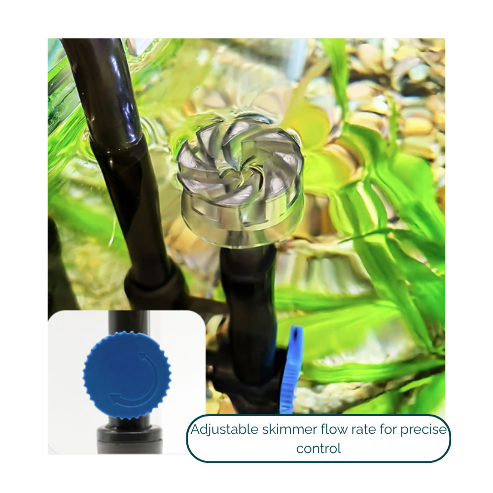 Aquarium Hang On Filter 500L/H - External Fish Tank Filter for 35-60cm Aquariums | HOF-500