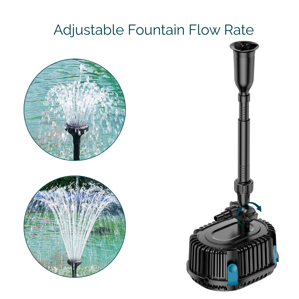 AllPondSolutions 2000L/H ECO Fountain Pond Pump PPF-2000