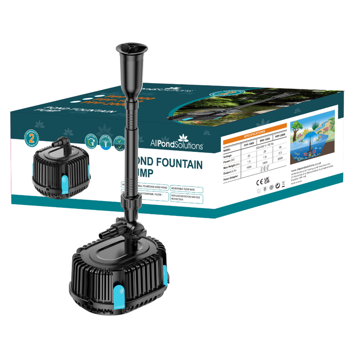 AllPondSolutions 2000L/H ECO Fountain Pond Pump PPF-2000