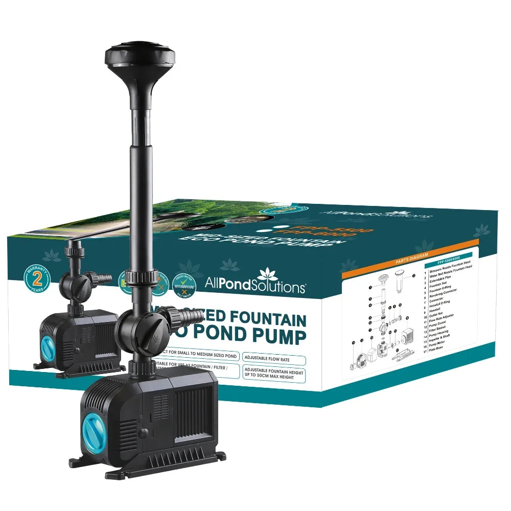 AllPondSolutions FPP-6000 fountain pond pump, 6000 litres per hour