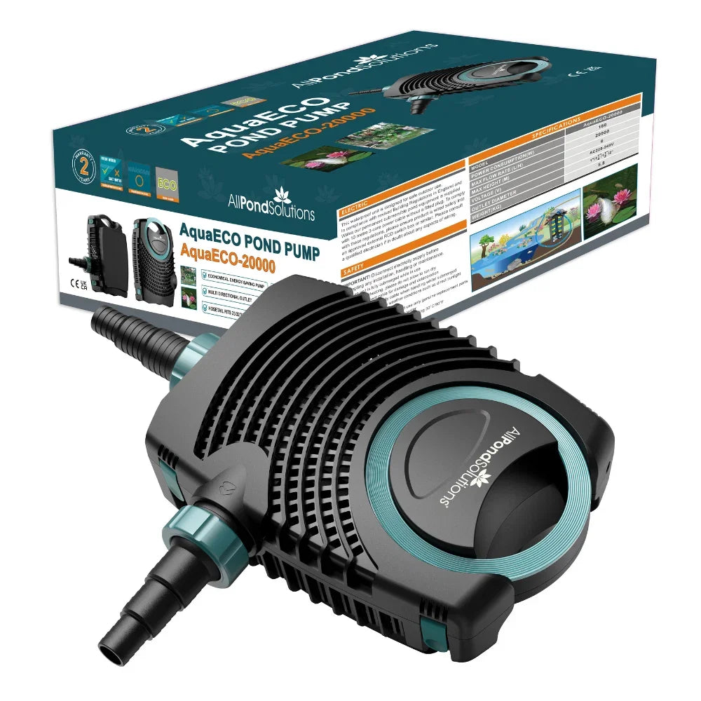 AllPondSolutions AquaECO-20000 energy-saving pond pump, 20,000 litres per hour
