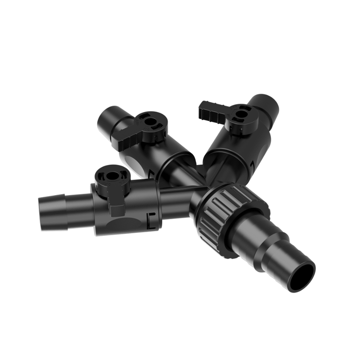 Uni Tap 4 Way Pond Hose with Adaptor Taps 20mm