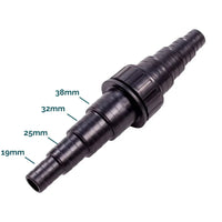 AllPondSolutions male and female BSP pond hosetail reducer pack