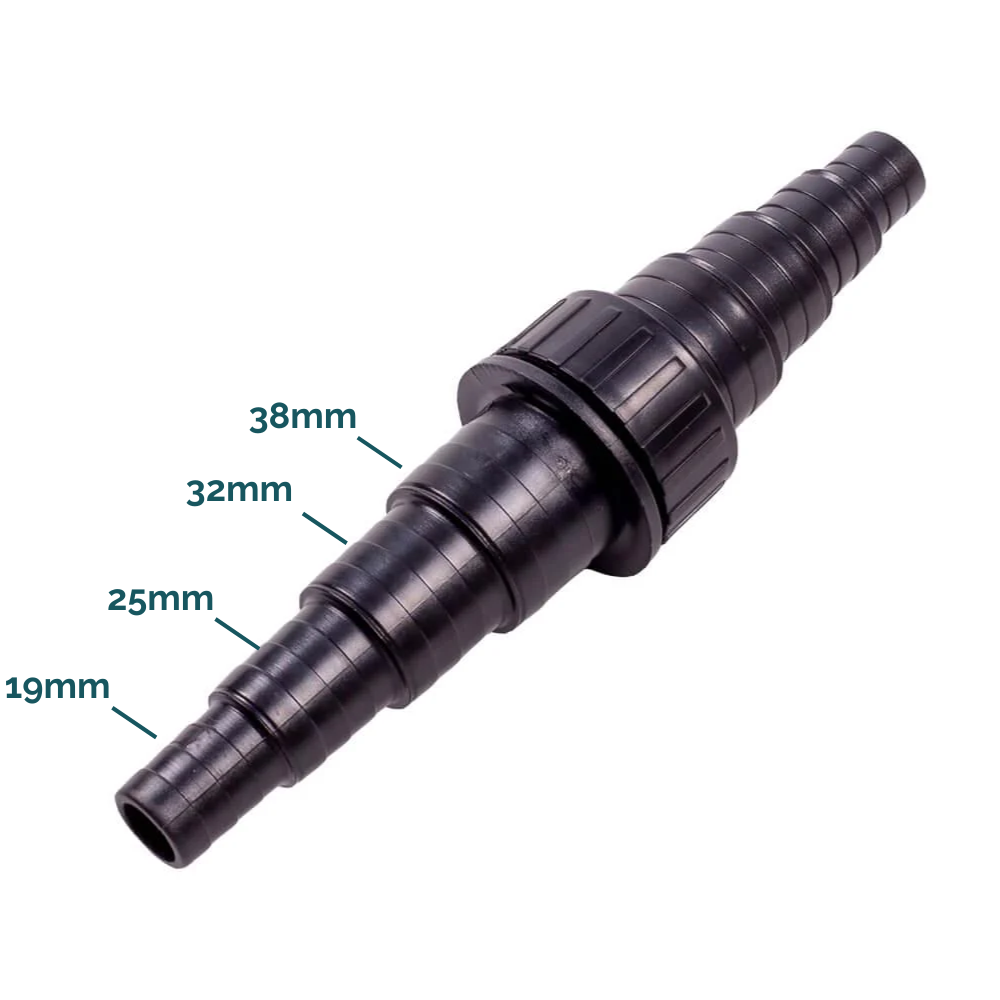 Male & Female BSP Pond Hosetail Reducer Pack
