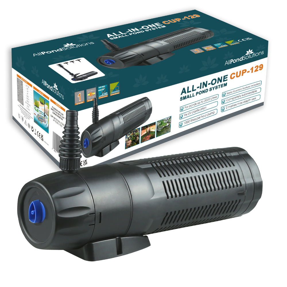 AllPondSolutions 1000L/H All In One Pond Pump Filter UV CUP-129