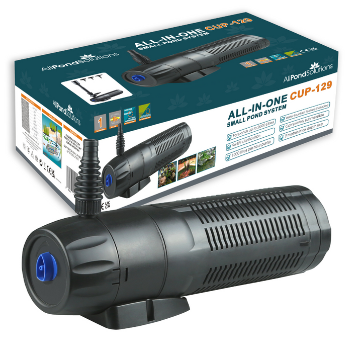 AllPondSolutions 1000L/H All In One Pond Pump Filter UV CUP-129