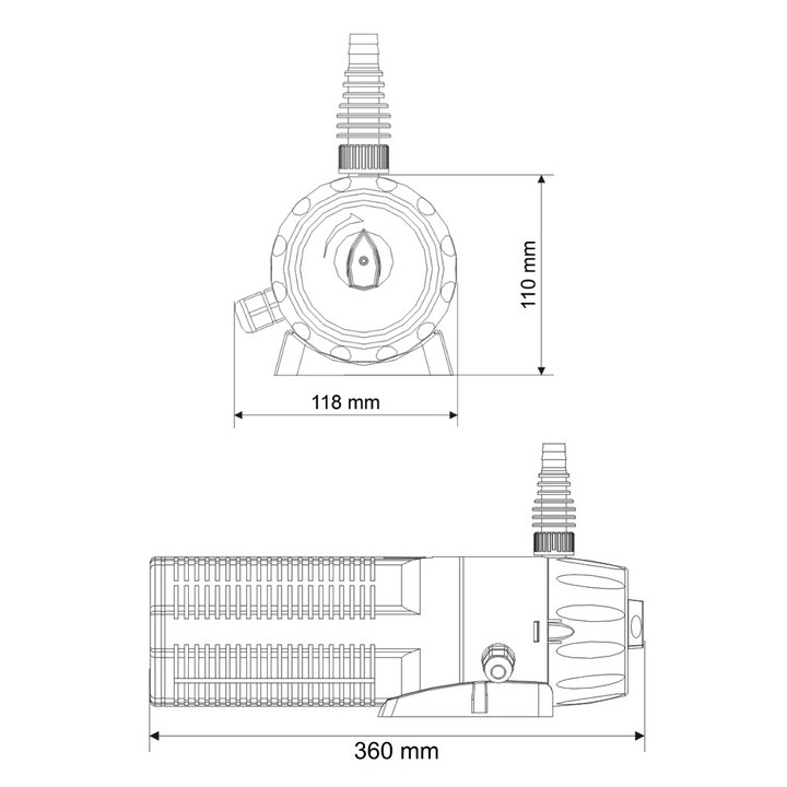 AllPondSolutions 2000L/H All In One Pond Pump Filter UV CUP-359