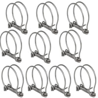 AllPondSolutions double wire hose clips, 12-38mm