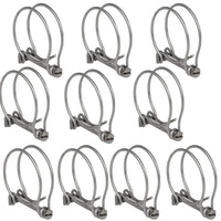 AllPondSolutions double wire hose clips, 12-38mm