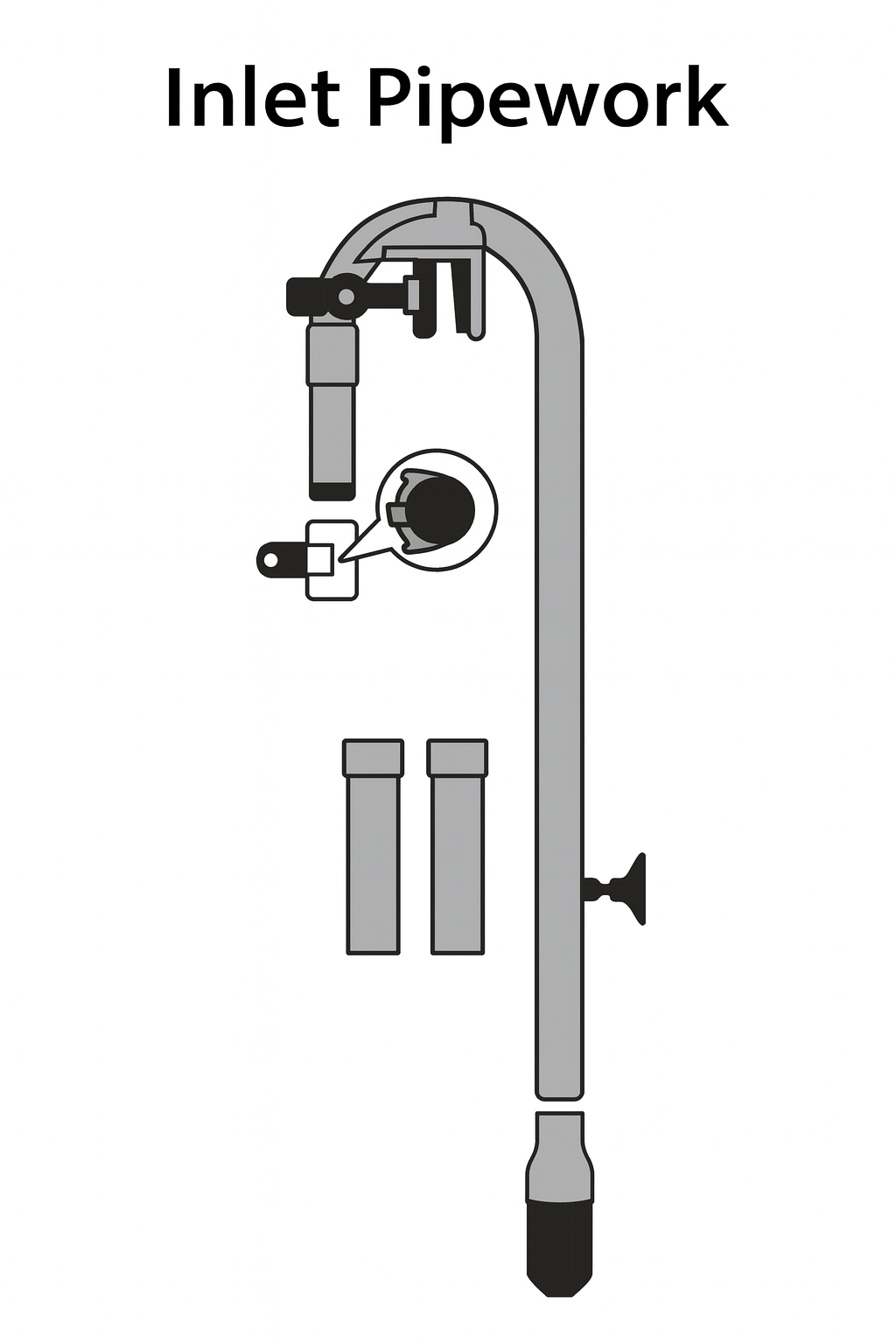 Replacement Inlet Pack for External Aquarium Filter EF-250