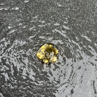 AllPondSolutions round plug-powered water feature, dark grey, with LED lights, 36x36x28cm