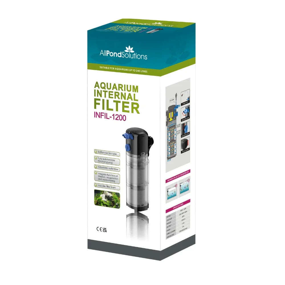 AllPondSolutions INFIL-1200 aquarium internal filter, 1200 litres per hour