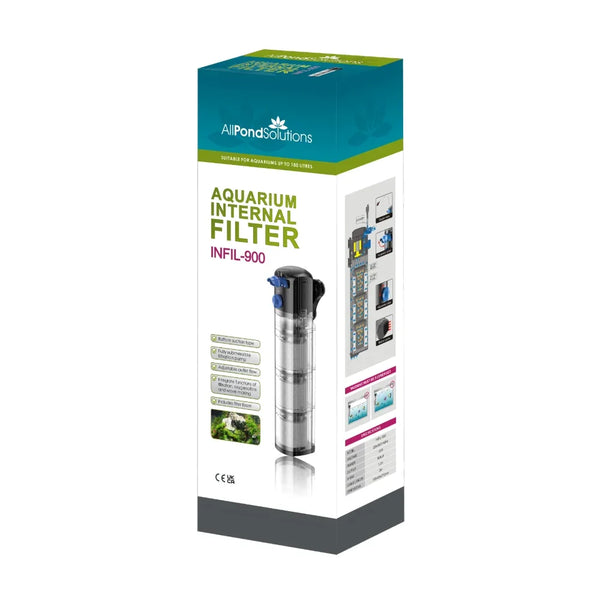 900 L/H Aquarium Fish Tank Internal Filter - INFIL-900