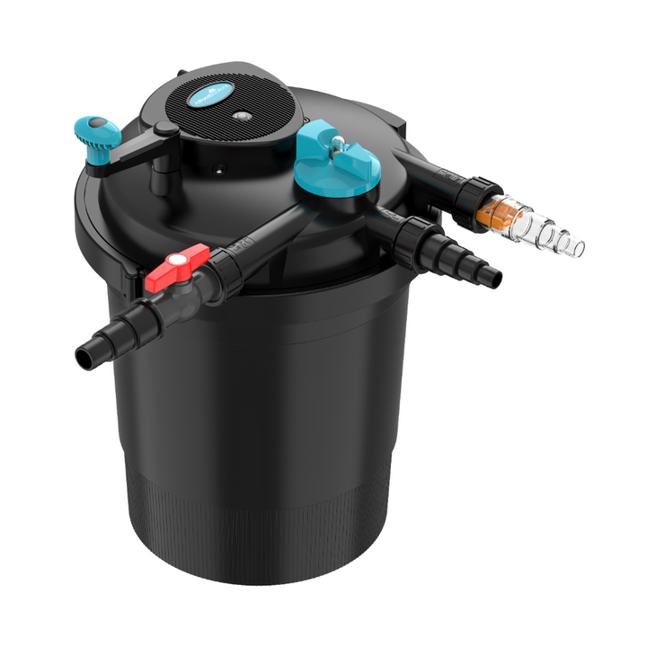 AllPondSolutions 12000L Pressurised Pond Filter Easy Clean PFC-12000-KIT