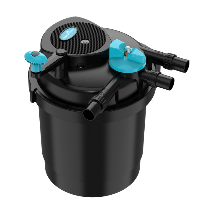 AllPondSolutions 5000L Pressurised Pond Filter 11w UV Easy Clean PFC-5000