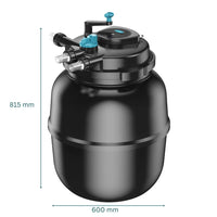 AllPondSolutions PFC-50000 pressurised koi pond filter with 55W UV steriliser