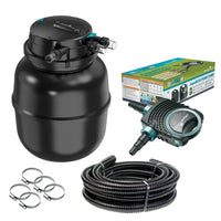 AllPondSolutions PRO-50000 auto-cleaning koi pond filter kit with 55W UV steriliser