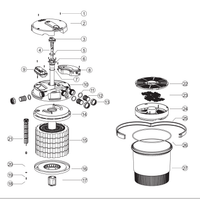 AllPondSolutions PRO pond filter exploded parts diagram