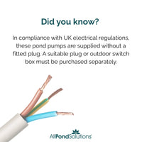 AllPondSolutions ECO-5800 fountain pond pump, 5800 litres per hour
